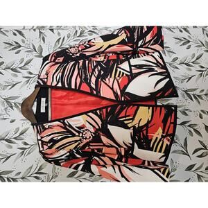 Kasper Jacket Multicolor Women Size 10 Floral Blazer